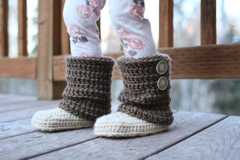 Crochet Pattern Audrey Boots Adult Sizes image 5