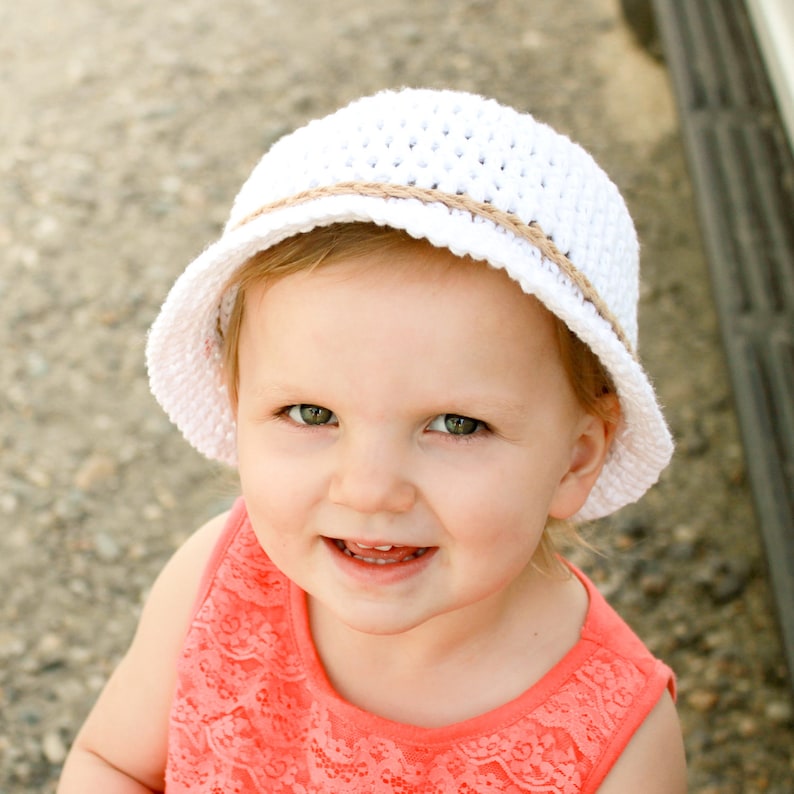Instant Download Crochet Pattern Sunhat for him or her with Flower image 5