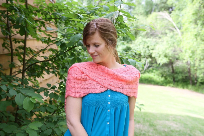 Crochet Shawl Pattern Mermaiden Shawl image 5