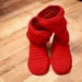 Crochet Slipper Pattern - Mamachee Boots (Adult Women Sizes) 