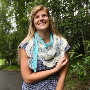 Crochet Shawl Pattern - Happy Shawl