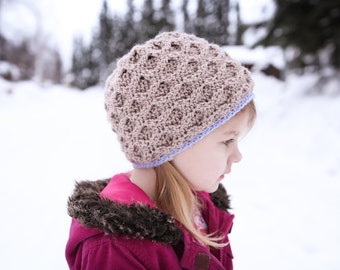 Crochet Hat Pattern - Little Trellis Hat (adult to baby sizes)