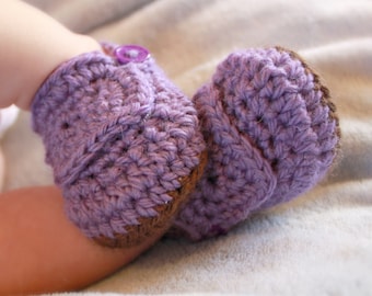 Instant Download - Crochet Pattern - Buccaneer Booties (Newborn to 18 mo.)