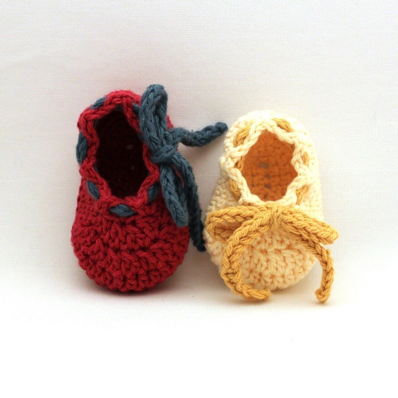 Crochet Pattern Bodie Baby Booties Newborn to 18 mo. image 4