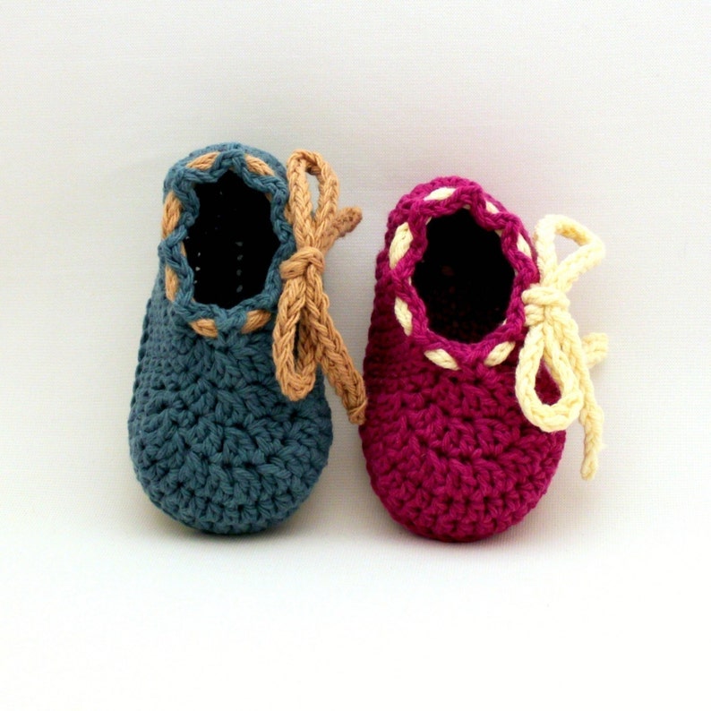 Crochet Pattern Bodie Baby Booties Newborn to 18 mo. image 3