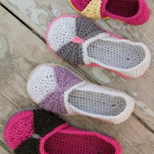 Instant Download Crochet Pattern The Jess Flats woman sizes 3-12 image 4