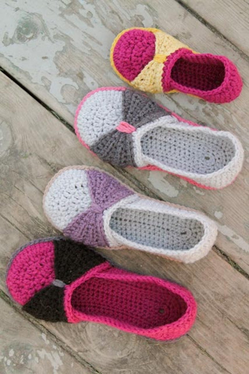 Instant Download Crochet Pattern The Jess Flats woman sizes 3-12 image 4