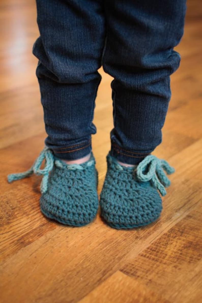 Crochet Pattern Bodie Baby Booties Newborn to 18 mo. image 1