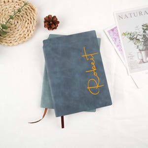 Personalisiertes Leder Journal, maßgeschneidertes Leder Journal, Journal mit Namen, personalisiertes Notizbuch, personalisiertes Tagebuch, Reisegröße, Papa Geschenk