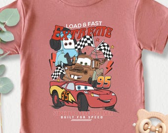 Disney Cars Shirt, Lightning McQueen, Birthday Party Shirt, Disney Kids Gift, Girls Boy Trip Shirt, Disney Toddler Gift, Disneyland Kids Tee