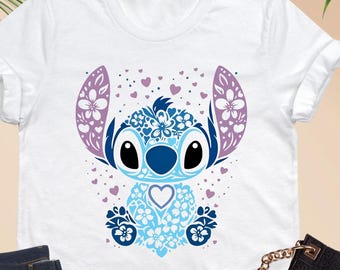 Disney Stitch Shirt, Stitch Kids Shirt, Checkered Stitch Toddler Gift, Lilo and Stitch Tee, Magical Kingdom, Disneyland Family Trip Shirt