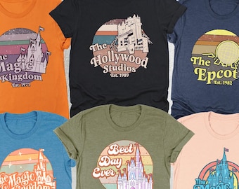 Magic Kingdom Shirt, The Epcot Shirt, Disneyland Trip Shirt, Disney Castle Tee, Disney Vacation Gift, Best Day Ever Shirt, Disneyworld Shirt