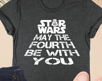 Camiseta "Que el 4 de mayo te acompañe", camiseta del Día de Star Wars, camiseta de Starship, camiseta Galaxy Edge, camiseta familiar de Star Wars, camiseta de Disney Star Wars, camiseta para amantes del cine
