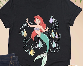 The Little Mermaid Shirt, Disney Ariel Shirt, Disney Princess Kids Shirt, Disney Girls Trip, Gift For Woman, Summer Tee, Disney Lover Shirt