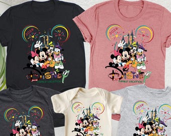Disney Family Vacation, Disney Family Trip Shirt, Disneyland Trip Gift, Funny Family Squad Shirt, Mickey And Friends Shirt, Magic Castle Tee