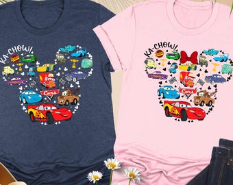 Ka-Chow Cars Shirt, Lightning McQueen Shirt, Disney Racing Cars Tee, Matching Cars Shirt, Disney Family Trip Tee, Disneyland Vacation Gift