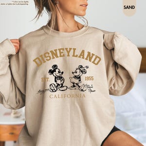 Disneyland Vacation Sweatshirt, Disney Mickey Minnie Gift, Disney Lover Hoodie, Family Trip Gift, Funny Girls Sweatshirt, Cute Couple Hoodie image 15