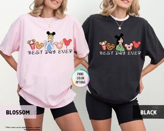 Comfort Colors® Disney Princess Shirt, Bachelor Party Tee, Best Day Ever, Birthday Girl Tee, Bridal Party Gift, Disney Bride Team Trip Shirt