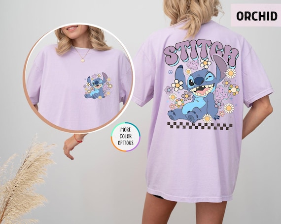 Comfort Colors® Disney Stitch Shirt, Stitch Ohana Distressed Tee, Lilo and Stitch, Disney Woman Gift, Family Birthday Trip, Best Friend Gift