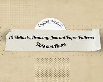 Transparent Paper Pattern Backgrounds: Scrapbook & Planner (PNG Digital Download)