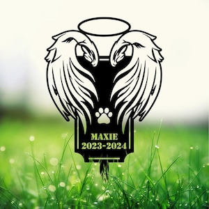 Custom Dog Memorial Stake, Personalized Pet Grave Marker, Photo Tribute Plaque for Bereaved Dog Owners, Dog Remembrance Decor