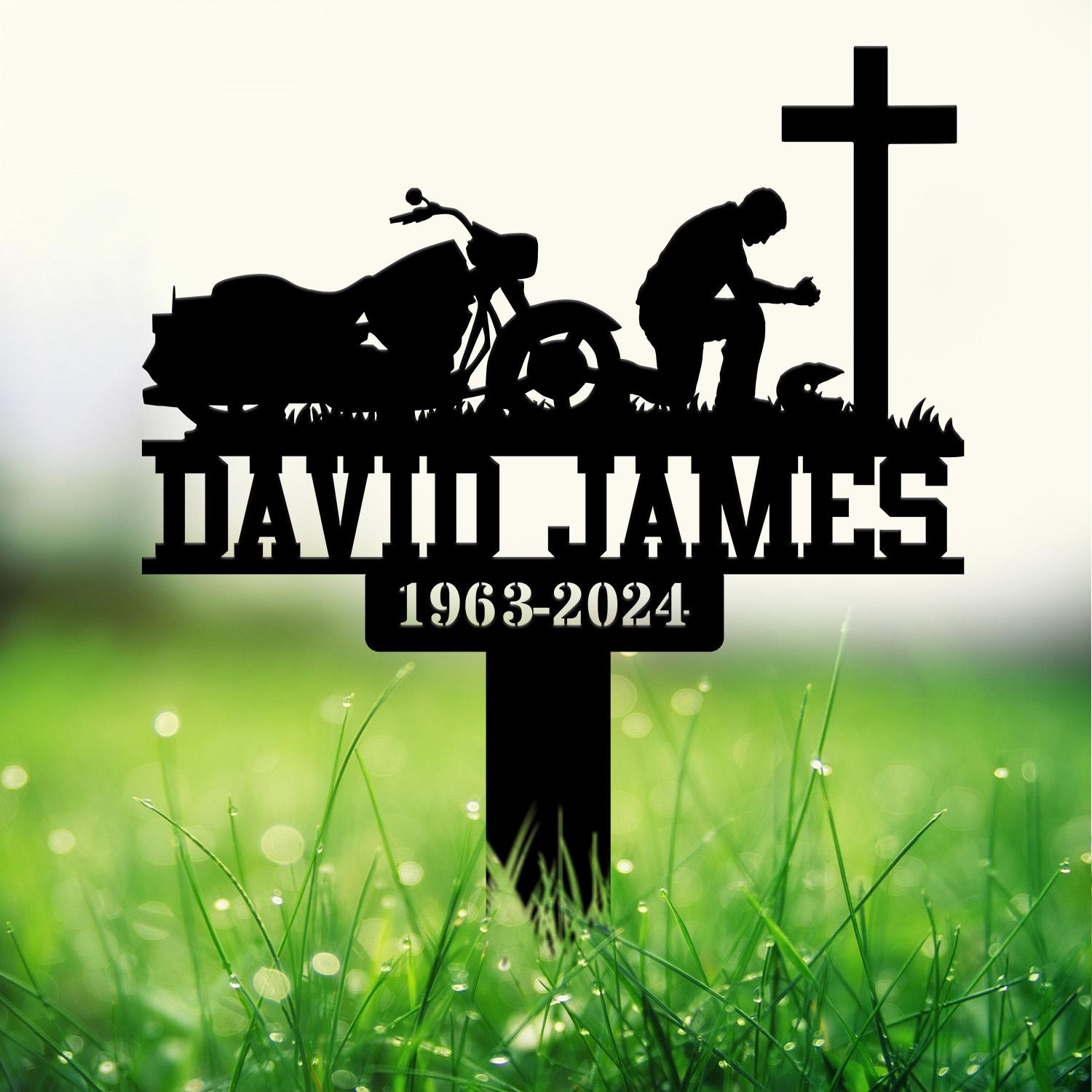 6x9 Memorial Stone. Motorcycle Remembrance Indoor Or Outdoor Stone