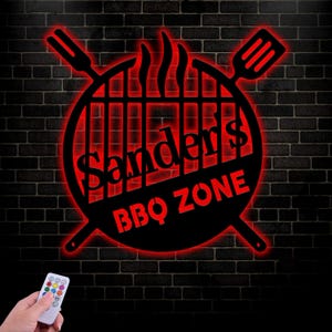 Insegne al neon personalizzate per bar e grill, insegna LED personalizzata per bar e grill, giardino, cortile, veranda, terrazza, decorazione per patio, regalo per uomo