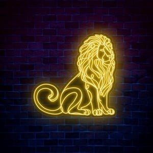 Custom Tiger LED Neon Sign - Wall Decor for Living Room, Neon Light Art, Business Logo Sign, Unique Tiger Neon Wall Hanging