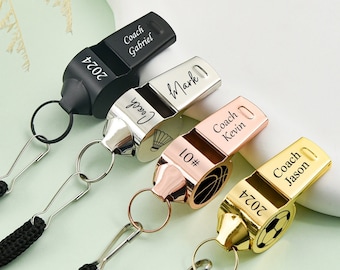 Personalized Whistle ,Custom Engraved Whistle,Custom Coach Whistle,Working Whistle,Teacher Whistle,Sports Whistle,Best Coach Gifts