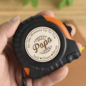 Personalized Tape Measure No One Measures Up, Dad Gifts From Daughter, Personalized Gifts For Dad, Husband, Grandpa Gift