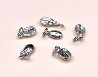 Sterling Silber Kaffeebohne Charms