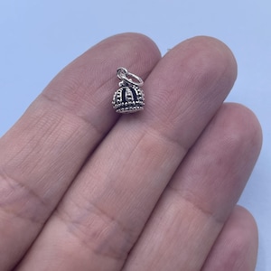 Charm de corona, Charm de corona pequeño, Colgante de corona, Símbolo de realeza, Colgante de rey, Colgante de reina, Charm de corona delicado, C92-4x