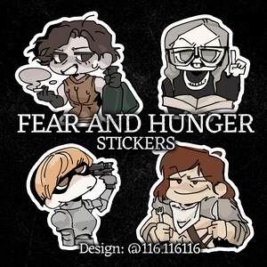 FEAR & HUNGER - Vinyl Stickers