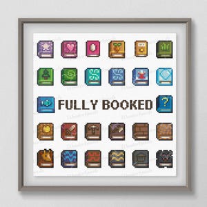Digital download Stardew Valley Cross Stitch Pattern Books Collection Fully Booked DIY Home Decor