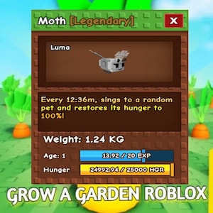 Grow A Garden Moth Pet