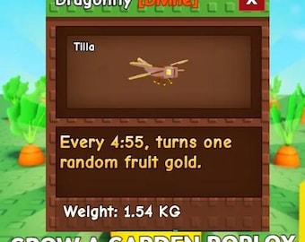Grow A Garden Dragonfly Pet