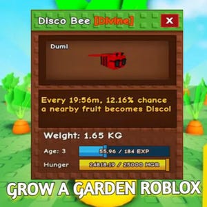 Grow A Garden Disco Bee Pet
