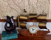 United clock, Cutter ship, pirate ship clock, wall clock, mantle clock, electric clock