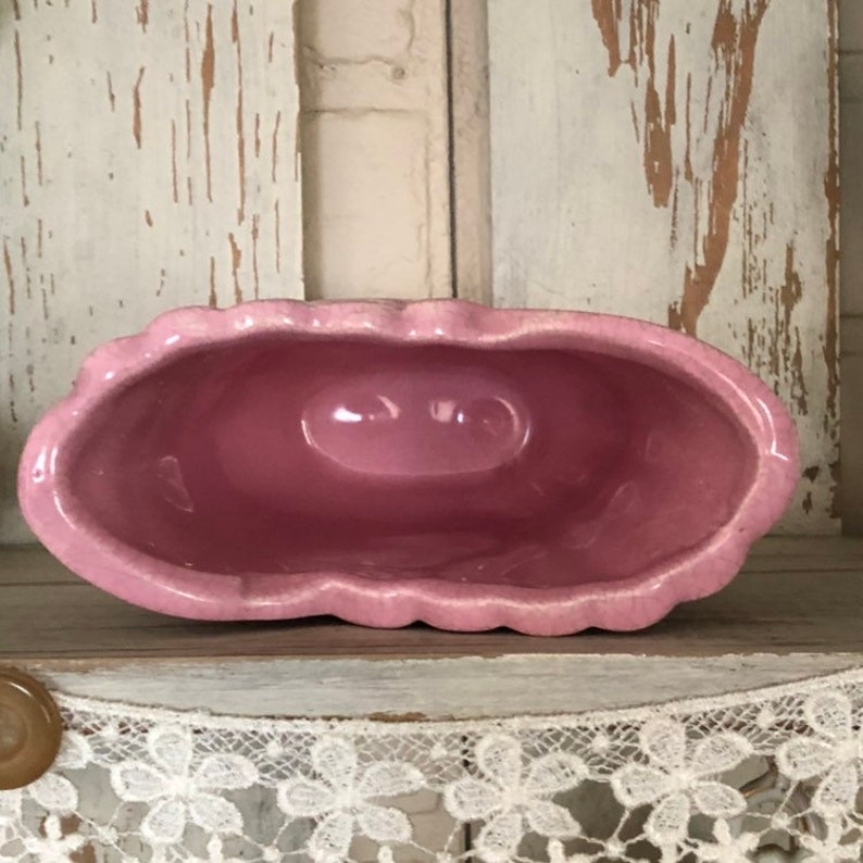 Pink Pottery Vases Fredericksburg Art Pottery Belle Kogan Etsy