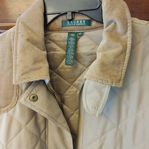 Lauren RALPH LAUREN Womens 2XL Polo Diamond Quilted Barn Riding Jacket Coat LN!