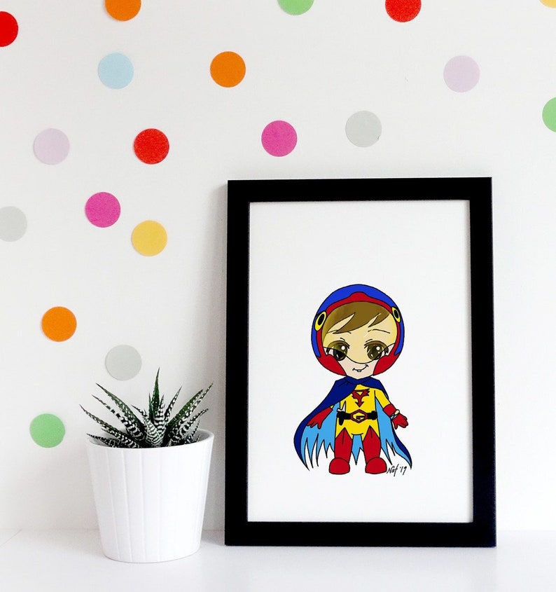 Keyop Battle of the Planets Gatchaman Chibi