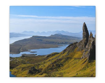 Scottish Highlands Canvas Art, Landscape Wall Decor