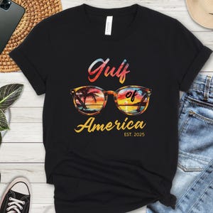 Maglietta Gulf Of America, Maglietta Gulf Of Mexico, Maglietta MAGA, Regalo politico, Donald Trump, Maglietta Gulf Of USA, Vintage americano, Maglietta americana