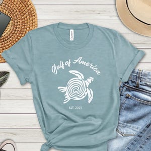 Maglietta Gulf Of America, Maglietta Gulf Of Mexico, Maglietta MAGA, Regalo politico, Donald Trump, Maglietta Gulf Of USA, Vintage americano, Maglietta americana