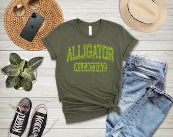Gator Alcatraz Shirt, Alcatraz T Shirt, ICE Humor Shirt, Florida Everglades, Everglades Tee, Trump Alligators Tee, Funny Trump Shirt