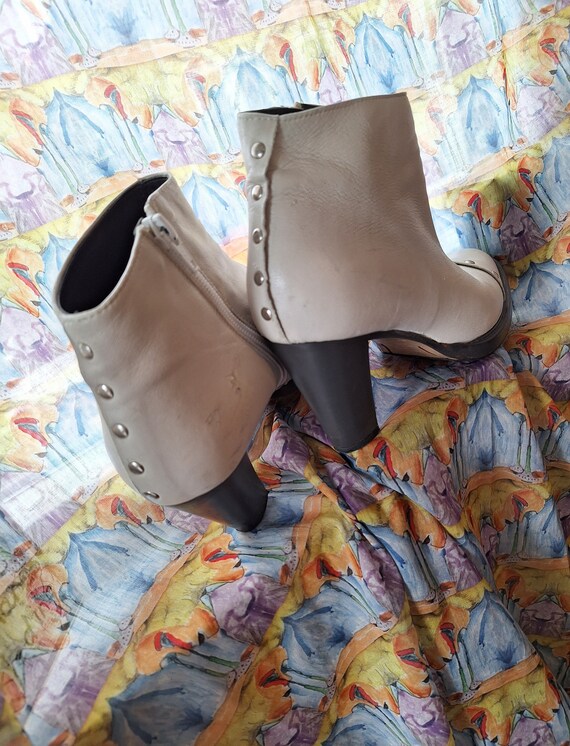A.F. Vandevorst maat 38 vintage leren collectors item laarzen met studs 38 37 Etsy Nederland