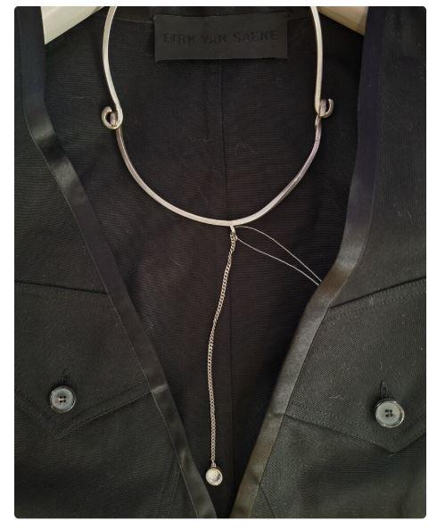 【JIL SANDER】GRAINY NECKLACE Jil Sander White Grainy Pearl Necklace Jil Sander