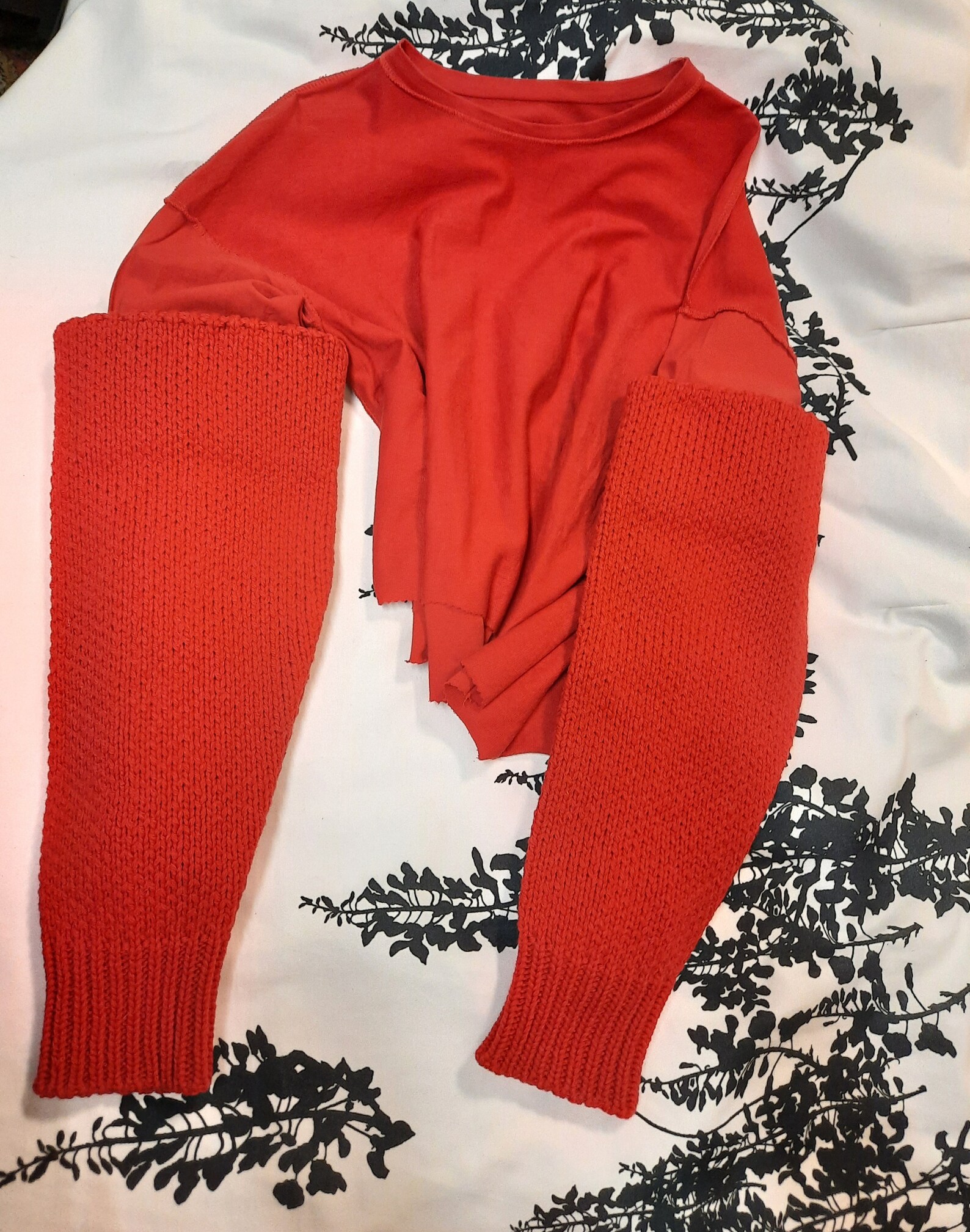 Raf Simons red wool sleeves unisex heavy stay on vintage | Etsy