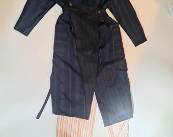 Bassetti by Marina Yee wool blazer dress jacket customized by NotThatSexy with added wool from dries van noten vintage