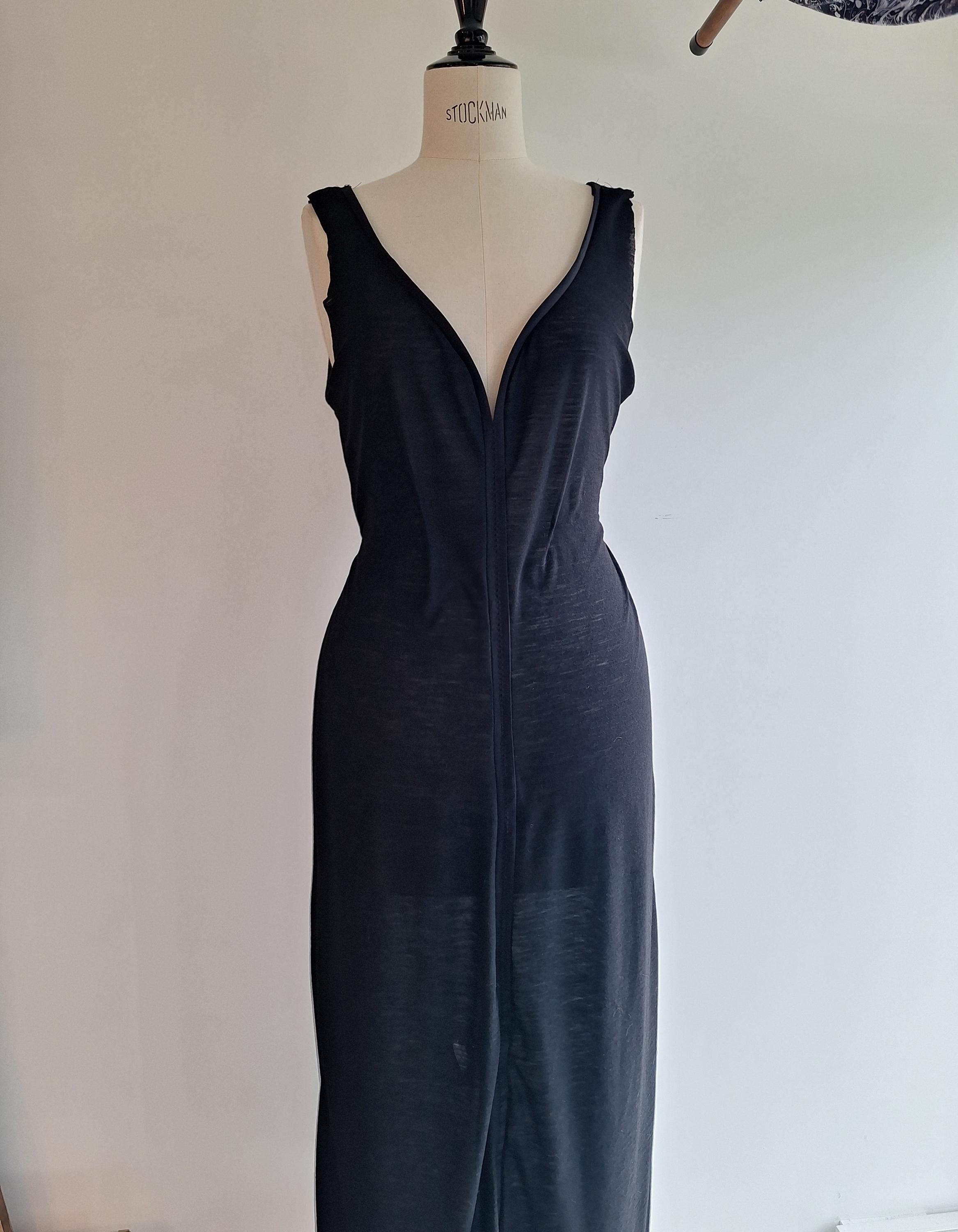 Long Sheer Wool Slip Dress Made From Haider Ackermann Old Stock ...